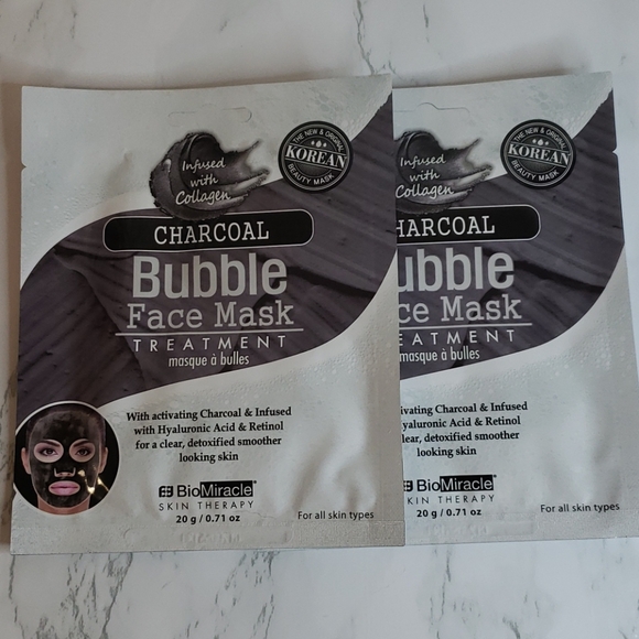BUNDLE OF 4 BUBBLE FACE MASK - Picture 4 of 5